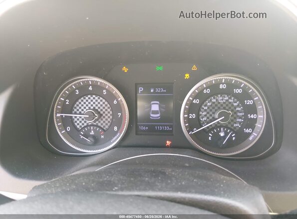 5NPD84LF8LH560115 2020 HYUNDAI ELANTRA Blue უკანა სავარძლების ხედი