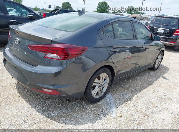 5NPD84LF8LH564701 2020 HYUNDAI ELANTRA Gray Trasero derecho