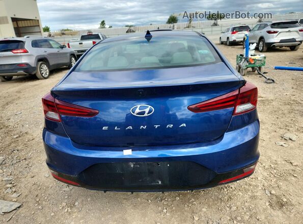 5NPD84LF8LH571079 2020 HYUNDAI ELANTRA Blue უკანა ხედი