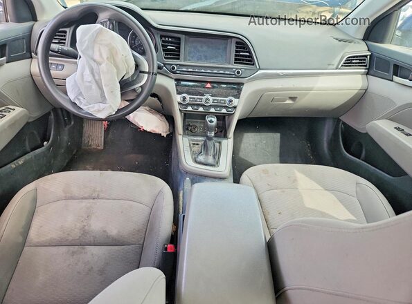 5NPD84LF8LH571079 2020 HYUNDAI ELANTRA Blue წინა პანელის ხედი
