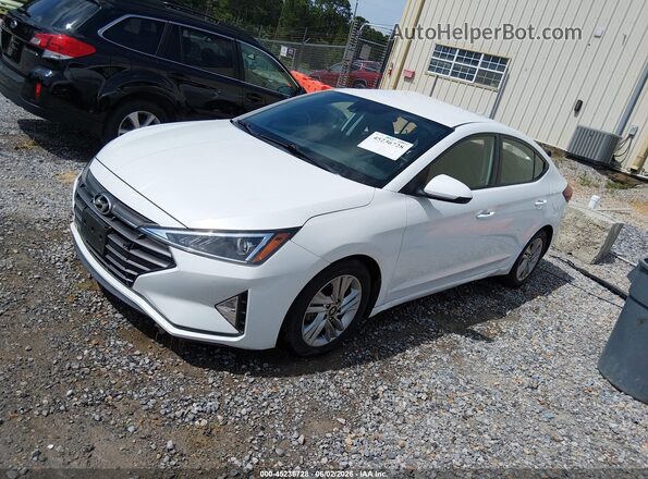 5NPD84LF8LH576492 2020 HYUNDAI ELANTRA White Առջևի ձախ երեք քառորդ տեսարան