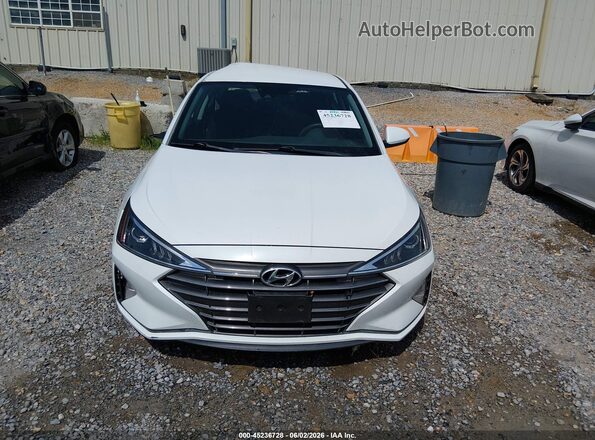 5NPD84LF8LH576492 2020 HYUNDAI ELANTRA White Սալոնի հետևի տեսք