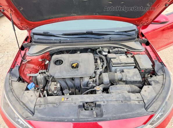 5NPD84LF8LH581515 2020 HYUNDAI ELANTRA Красный Вид задней части салона