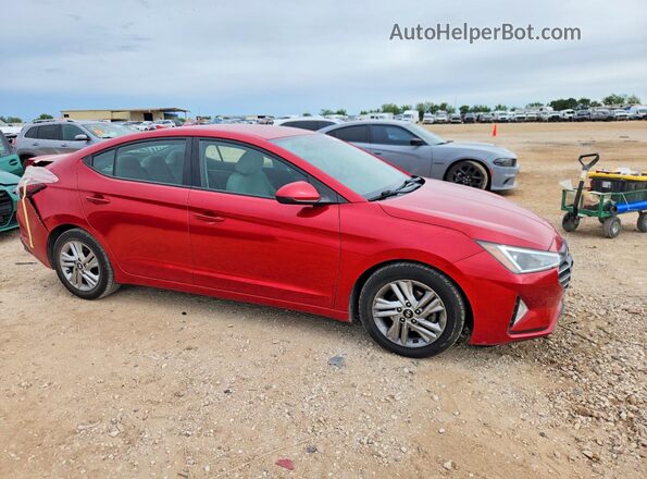5NPD84LF8LH581515 2020 HYUNDAI ELANTRA Красный Передняя правая четверть