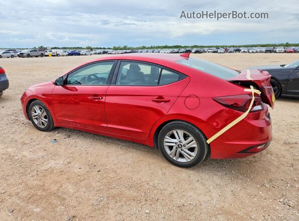 5NPD84LF8LH581515 2020 HYUNDAI ELANTRA Красный Задняя левая четверть