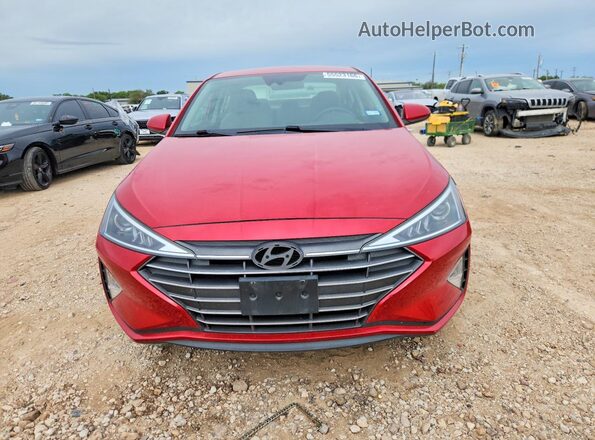 5NPD84LF8LH581515 2020 HYUNDAI ELANTRA Красный Вид спереди