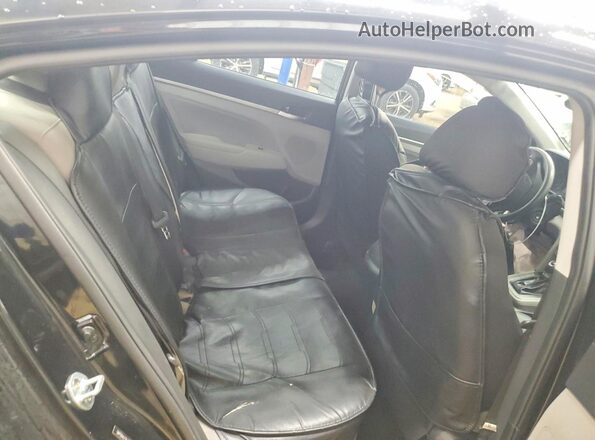 5NPD84LF8LH614366 2020 HYUNDAI ELANTRA Black უკანა სავარძლების ხედი
