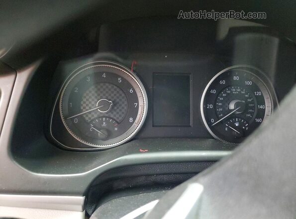5NPD84LF8LH614366 2020 HYUNDAI ELANTRA Black ხელსაწყოთა პანელის ხედი