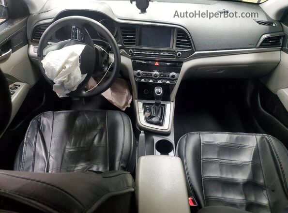 5NPD84LF8LH614366 2020 HYUNDAI ELANTRA Black წინა პანელის ხედი