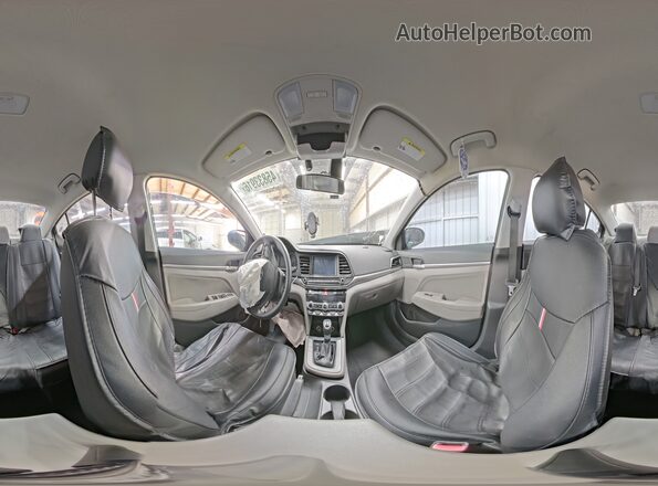 5NPD84LF8LH614366 2020 HYUNDAI ELANTRA Black VIN კოდის სტიკერის ხედი