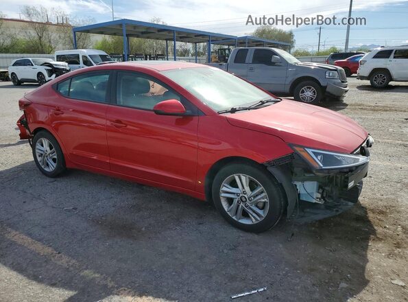5NPD84LF8LH627506 2020 HYUNDAI ELANTRA Red Przód prawy