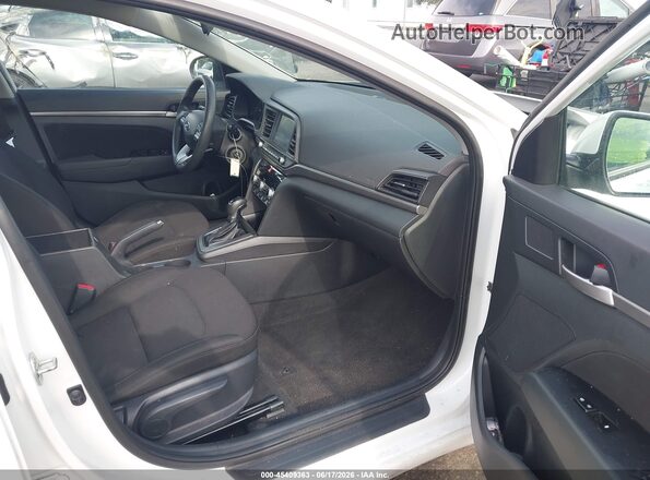 5NPD84LF8LH630339 2020 HYUNDAI ELANTRA White Вид салону спереду