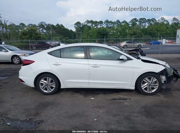 5NPD84LF8LH630339 2020 HYUNDAI ELANTRA White Вид задньої частини салону