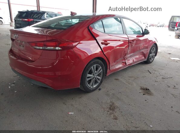 5NPD84LF9HH003656 2017 HYUNDAI ELANTRA Red Trasero derecho