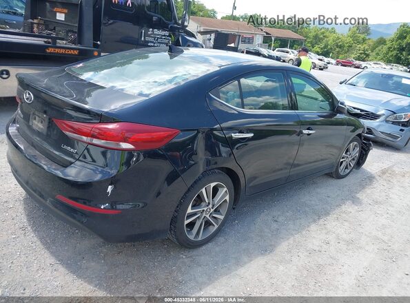 5NPD84LF9HH013796 2017 HYUNDAI ELANTRA Черный Задняя правая четверть