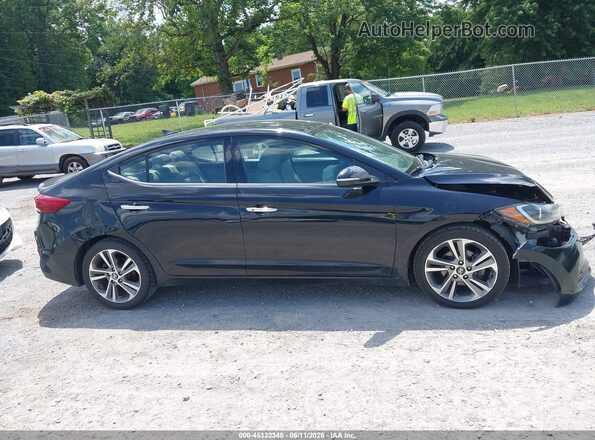 5NPD84LF9HH013796 2017 HYUNDAI ELANTRA Черный Панорамный вид салона 360°