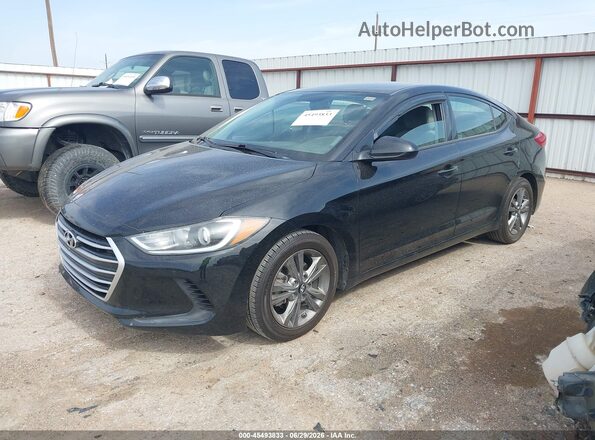 5NPD84LF9HH017878 2017 HYUNDAI ELANTRA Black Передня ліва чверть