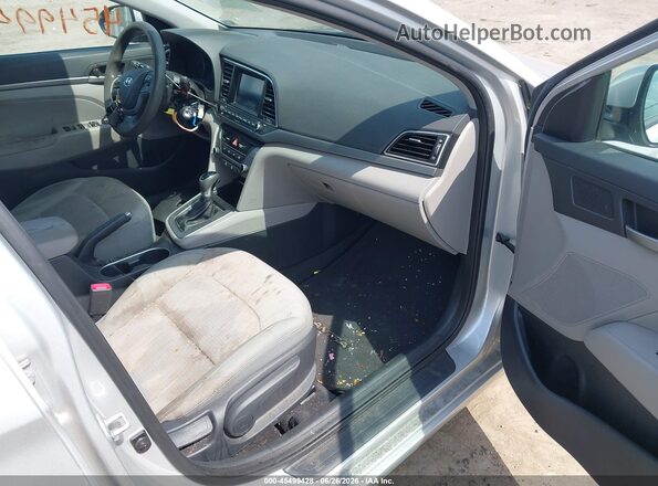 5NPD84LF9HH023681 2017 HYUNDAI ELANTRA Silver Սալոնի դիմացի տեսք