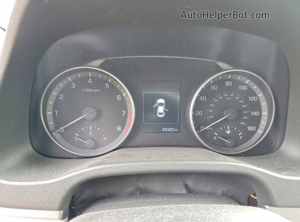 5NPD84LF9HH055448 2017 HYUNDAI ELANTRA Blue Սարքավորումների վահանակի տեսք