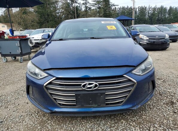 5NPD84LF9HH055448 2017 HYUNDAI ELANTRA Blue Դիմացի տեսք