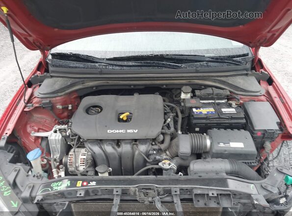 5NPD84LF9HH055899 2017 HYUNDAI ELANTRA Red Rear view