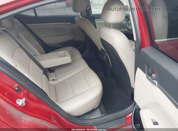 5NPD84LF9HH055899 2017 HYUNDAI ELANTRA Red VIN sticker view