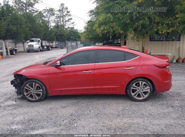 5NPD84LF9HH055899 2017 HYUNDAI ELANTRA Red 