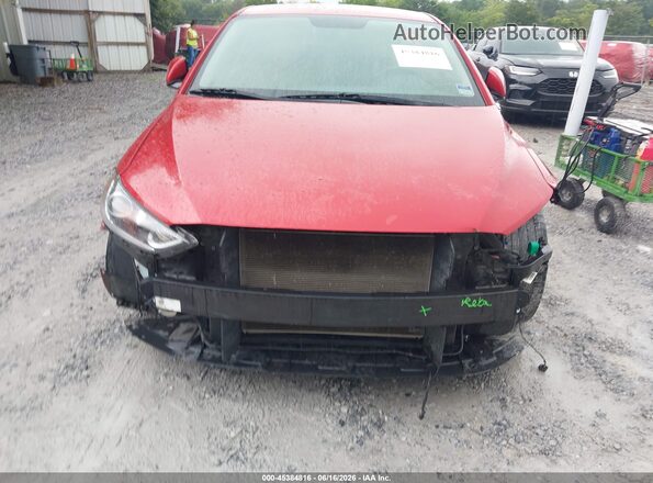 5NPD84LF9HH055899 2017 HYUNDAI ELANTRA Red Front view