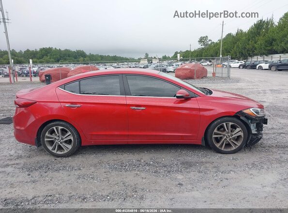 5NPD84LF9HH055899 2017 HYUNDAI ELANTRA Red 360 interior view