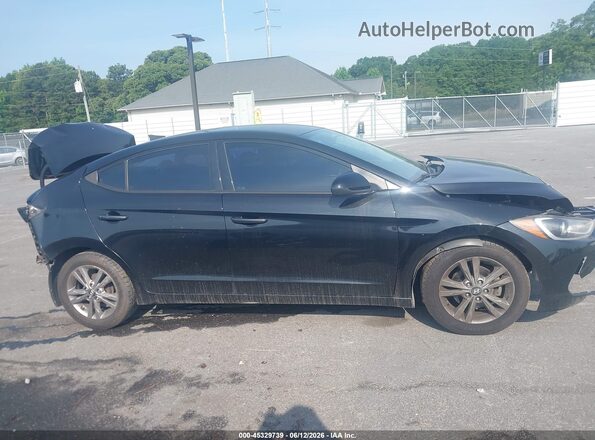 5NPD84LF9HH062271 2017 HYUNDAI ELANTRA Black უკანა სალონის ხედი