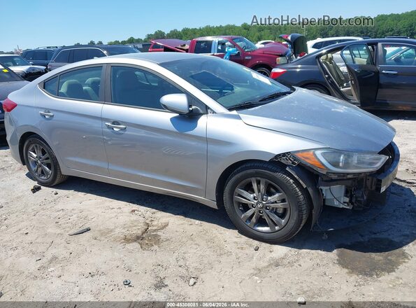 5NPD84LF9HH065123 2017 HYUNDAI ELANTRA Silver Սալոնի 360 աստիճան տեսք