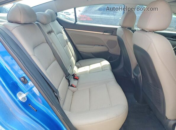 5NPD84LF9HH074386 2017 HYUNDAI ELANTRA Blue უკანა სავარძლების ხედი