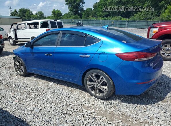 5NPD84LF9HH074386 2017 HYUNDAI ELANTRA Blue უკანა მარცხენა