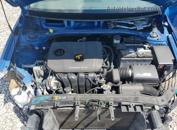 5NPD84LF9HH074386 2017 HYUNDAI ELANTRA Blue უკანა სალონის ხედი