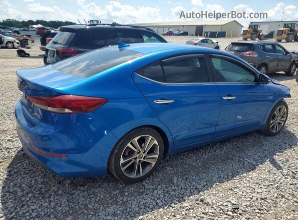 5NPD84LF9HH074386 2017 HYUNDAI ELANTRA Blue უკანა მარჯვენა