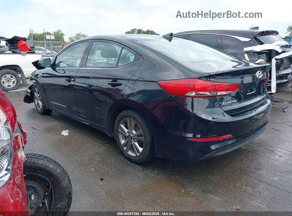 5NPD84LF9HH090278 2017 HYUNDAI ELANTRA Black Rear left