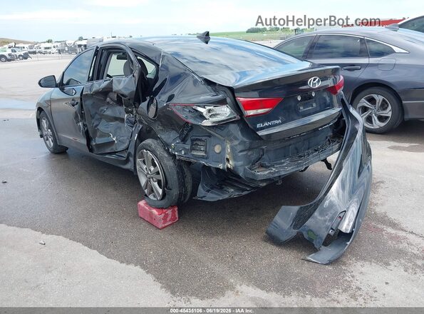 5NPD84LF9HH119679 2017 HYUNDAI ELANTRA Black წინა ხედი
