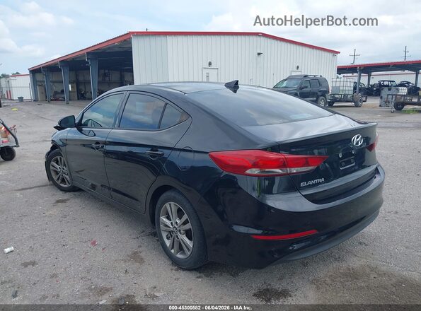 5NPD84LF9HH156926 2017 HYUNDAI ELANTRA Black Հետևի ձախ