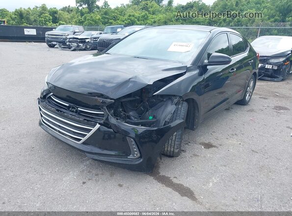 5NPD84LF9HH156926 2017 HYUNDAI ELANTRA Black Դիմացի տեսք
