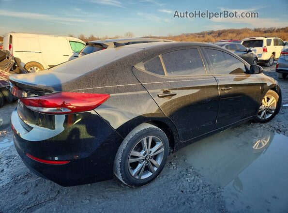5NPD84LF9HH168140 2017 HYUNDAI ELANTRA Black Задня права чверть