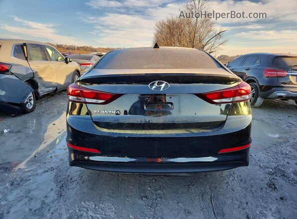 5NPD84LF9HH168140 2017 HYUNDAI ELANTRA Black Вид ззаду