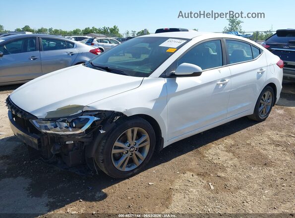 5NPD84LF9HH173242 2017 HYUNDAI ELANTRA White Front left