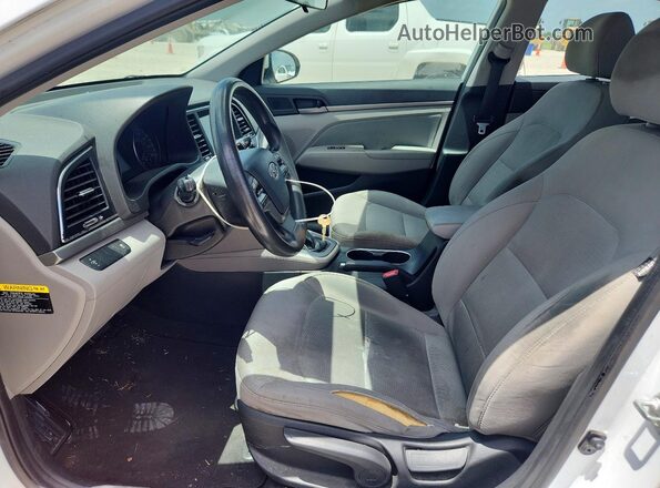 5NPD84LF9HH181518 2017 HYUNDAI ELANTRA White Widok wnętrza z przodu