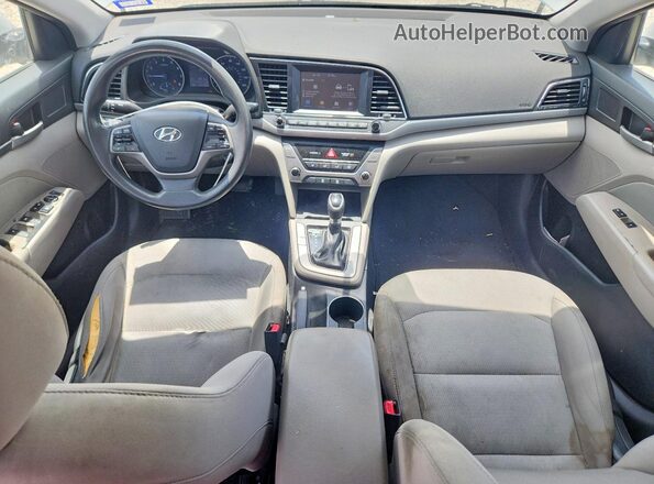 5NPD84LF9HH181518 2017 HYUNDAI ELANTRA White Widok deski rozdzielczej