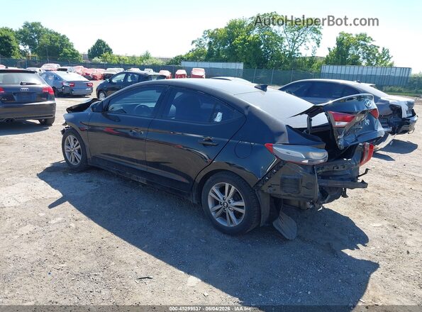 5NPD84LF9HH190445 2017 HYUNDAI ELANTRA Black უკანა მარცხენა