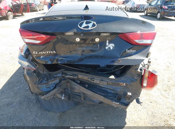5NPD84LF9HH190445 2017 HYUNDAI ELANTRA Black წინა ხედი