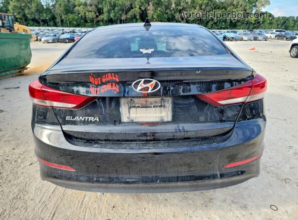 5NPD84LF9HH191675 2017 HYUNDAI ELANTRA Black Widok z tyłu