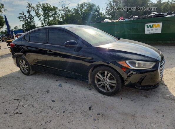 5NPD84LF9HH191675 2017 HYUNDAI ELANTRA Black Przód prawy