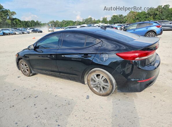 5NPD84LF9HH191675 2017 HYUNDAI ELANTRA Black Tył lewy