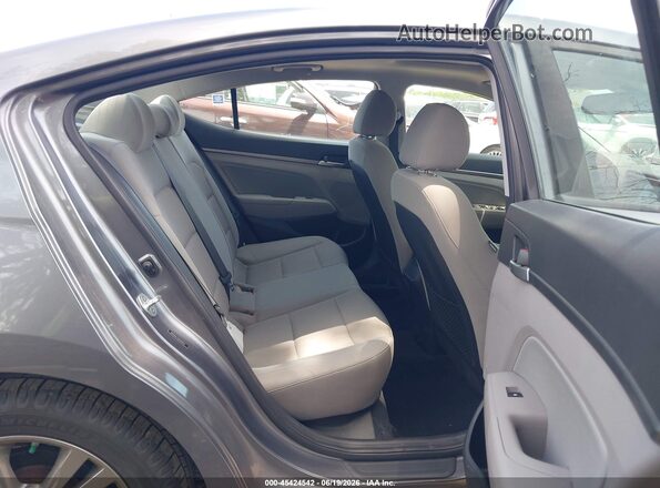 5NPD84LF9JH260032 2018 HYUNDAI ELANTRA Gray VIN კოდის სტიკერის ხედი